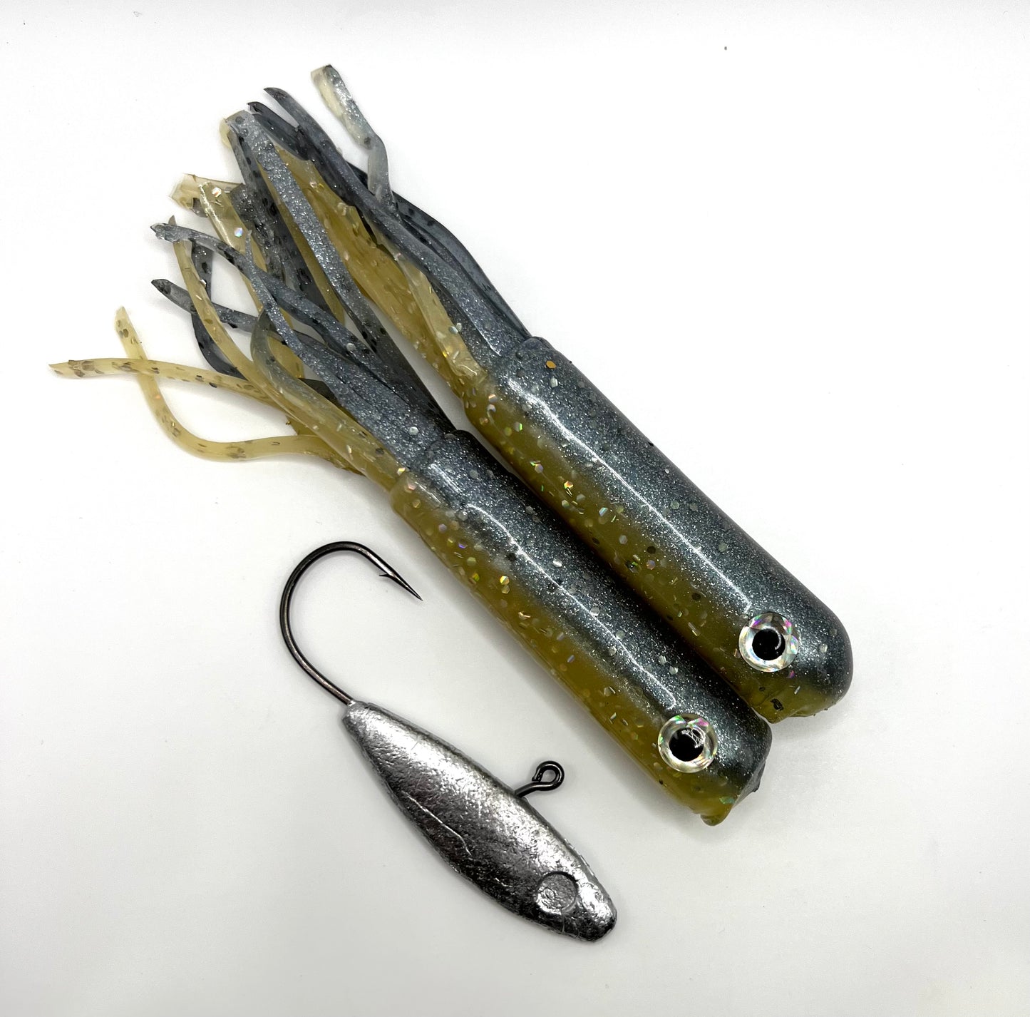 Pro Series Monster Mack 3D Eyes with Minnow Head - XXL 6" - 2 Pack - Various Colors