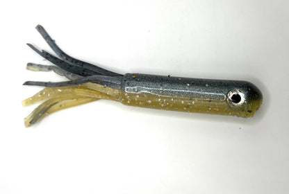 XXL 6" Tube Jig W/ 3D Eye - 6 Pack - Various Colors