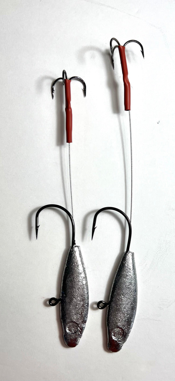 Mack Hardware Pro Series 1 -1/2 oz Minnow Head- 2 Pack