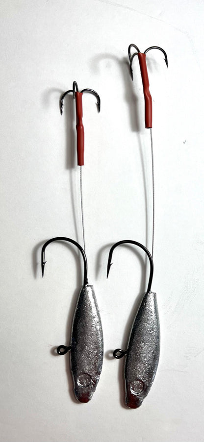 Mack Hardware Pro Series 1 -1/2 oz Minnow Head- 2 Pack