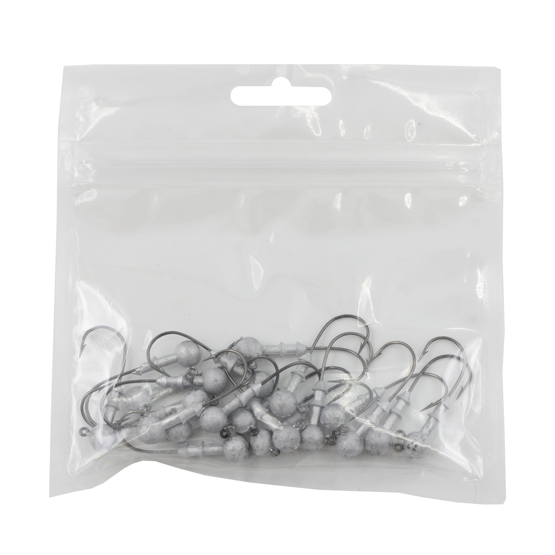 double barb fishing hook Round Double Barb Jig Head