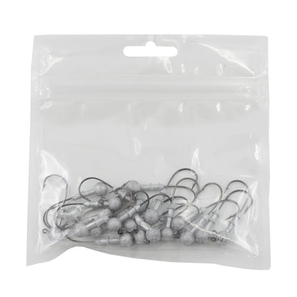 Round Double Barb Jig Head - 20 Pack