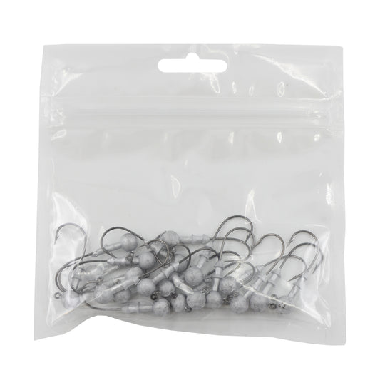 Round Double Barb Jig Head - 20 Pack