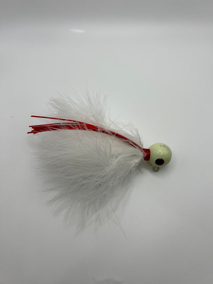 Round Head Marabou Jig - 2 Pack