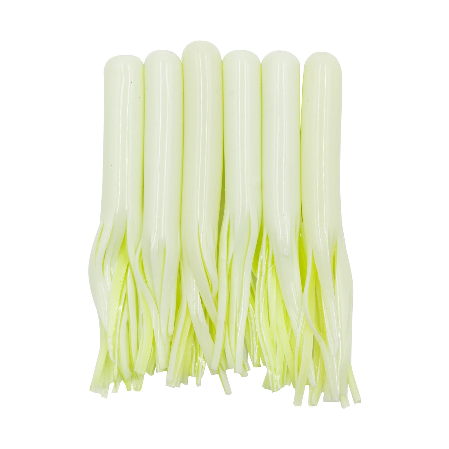 XXL 6" Tube Jig 6 Pack - Key Lime