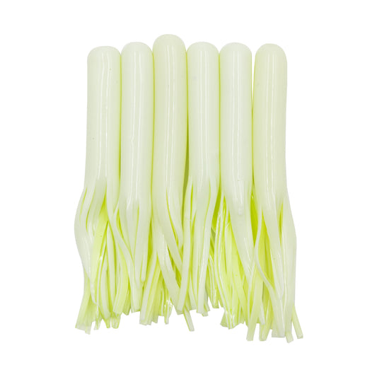 XXL 6" Tube Jig 6 Pack - Key Lime