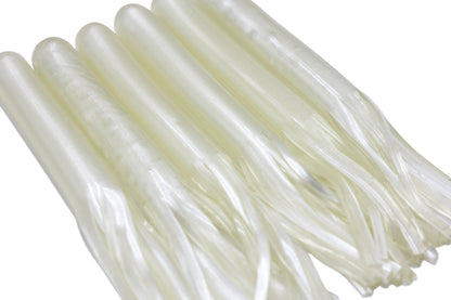 XXL 6" Tube Jig 6 Pack - Pearl White